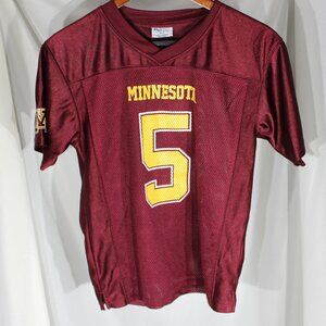 Pro Edge Youth Minnesota Gophers #5 Football Jersey (Maroon) - Size M (12/14)